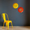 Gallery Wall Plate Decor - Neon Yellow Dream Big Sign - Happy Place Decor - Quirky Children's Room Decor - Buy Online India - Free Shipping